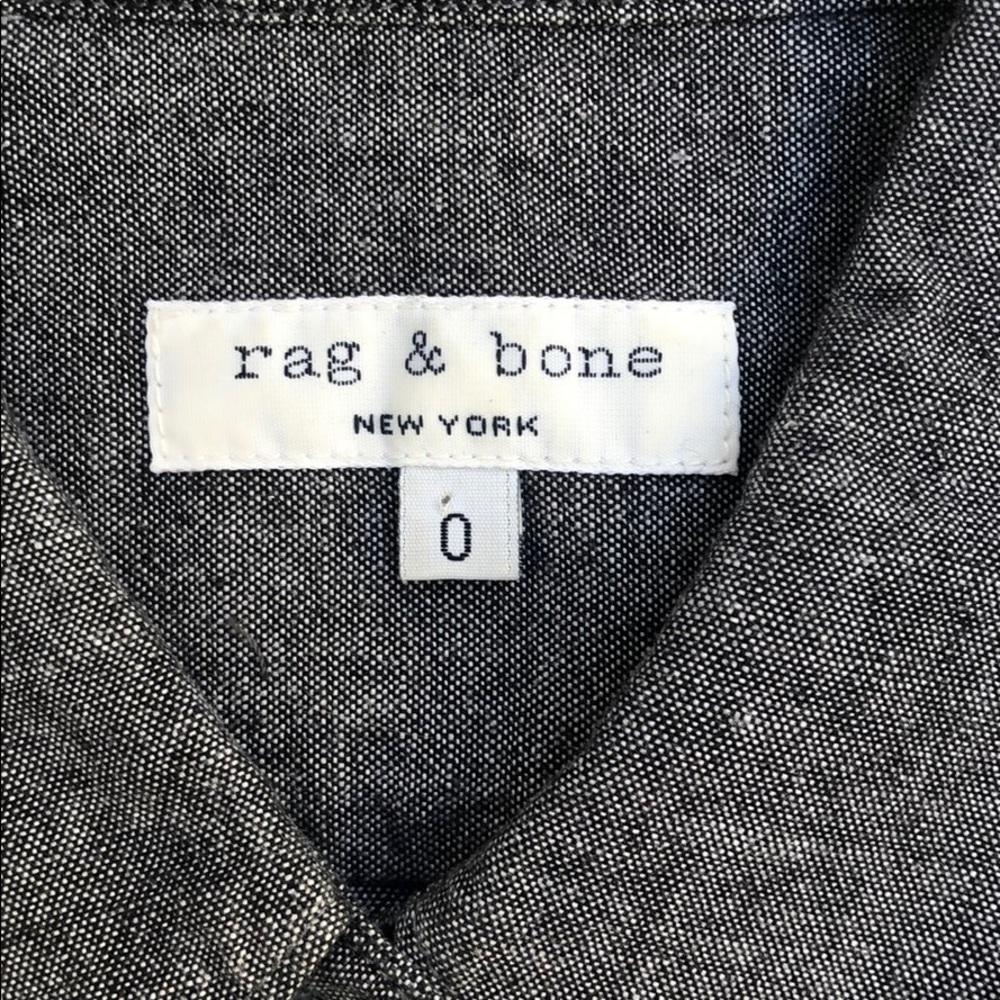 Rag & Bone Hidden Placket Button Oxford Shirt - image 2